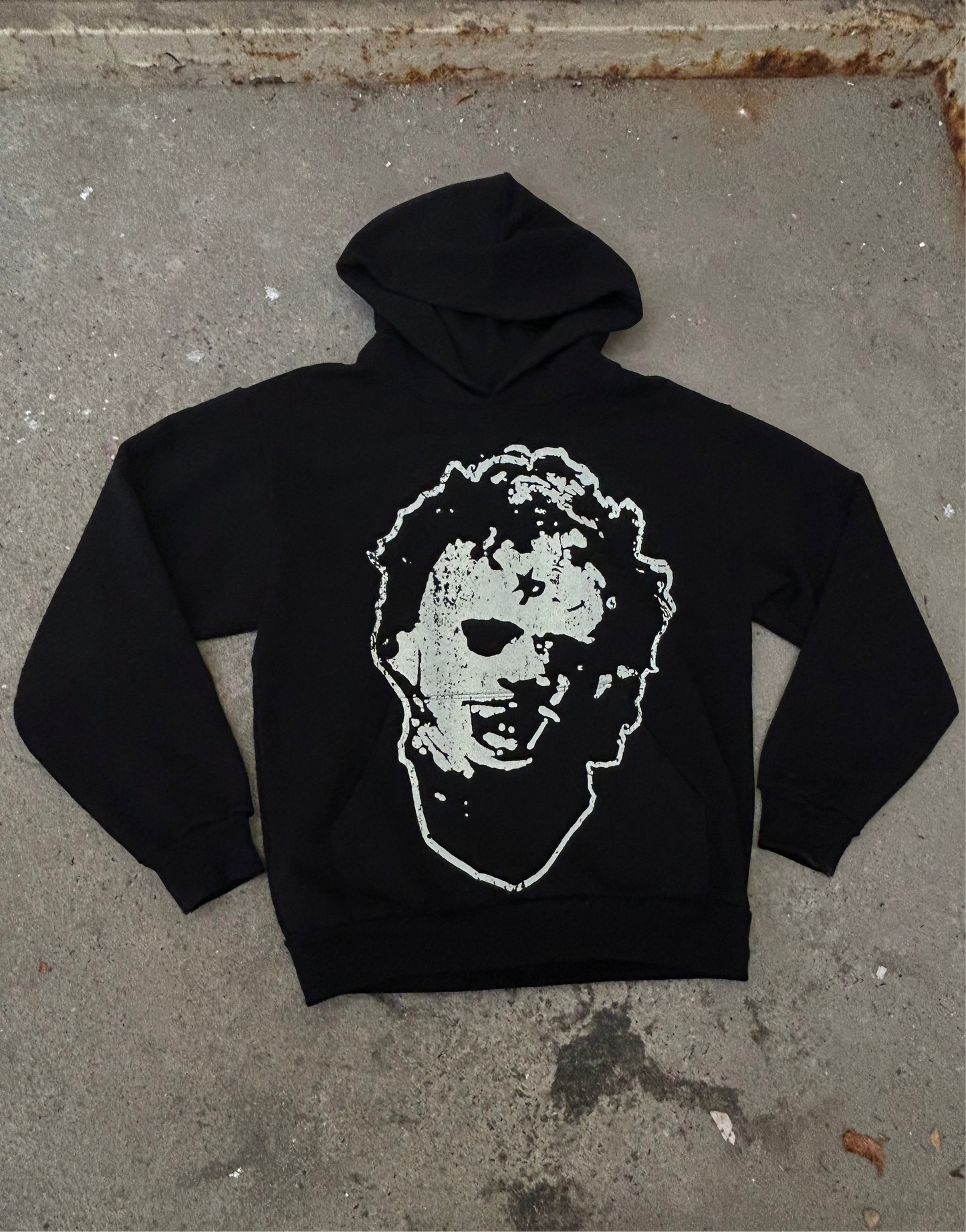 LEATHERFACE ULTRA HEAVYWEIGHT HOODIE BLK/CREME