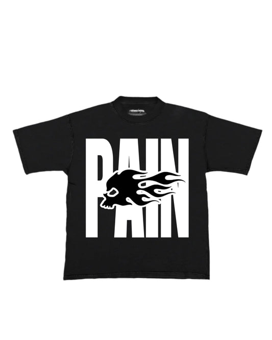 PAIN TEE BLK/WHT