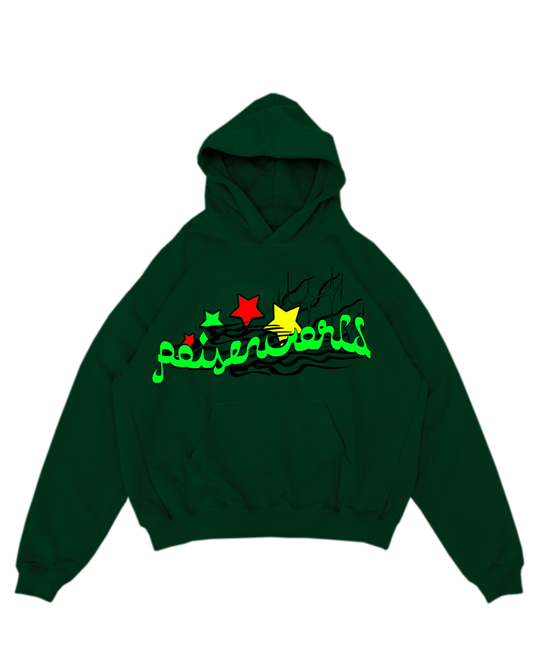DISTORTED FAITH ULTRA HEAVYWEIGHT HOODIE IVY